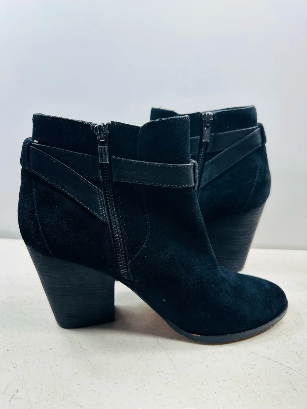 Cole Haan Minna Women's black suede ankle booties sz. 9.5 B